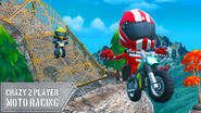 Crazy 2 Player Moto Racing